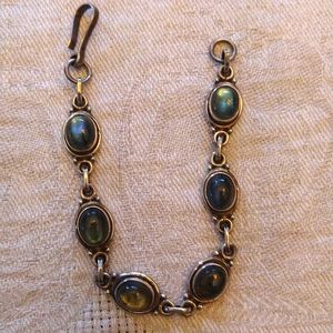 Sterling silver labradorite bracelet